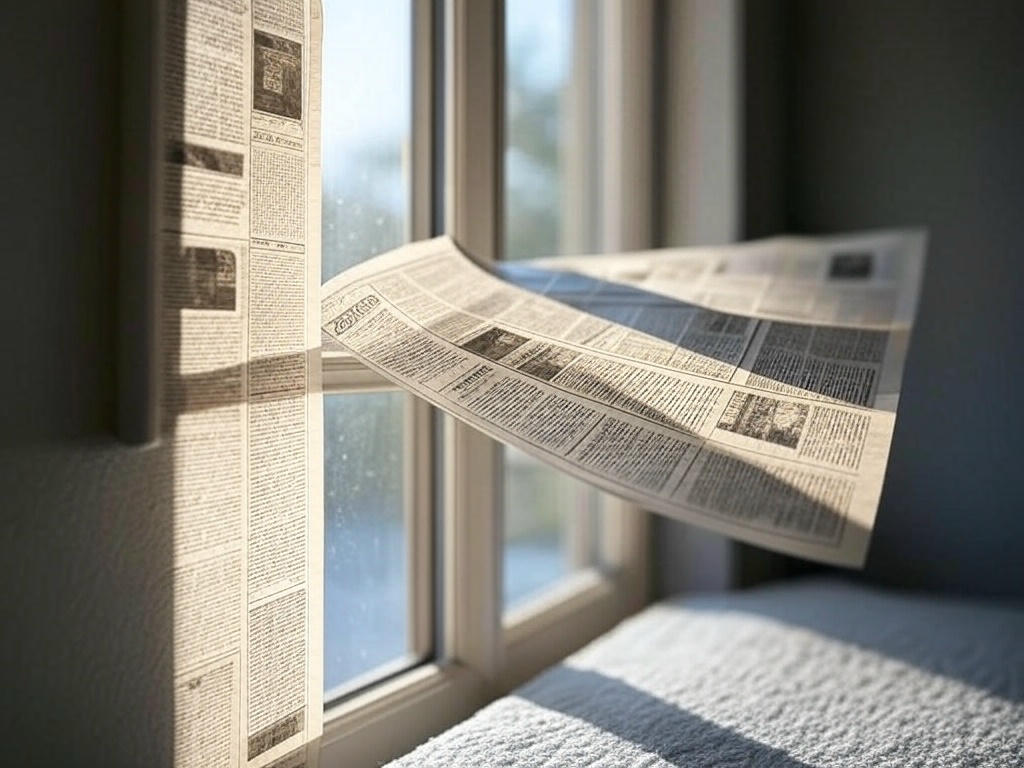 Cam Temizliği Gazete ile